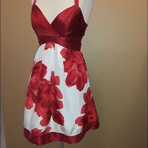 Guess Red Flower Dress